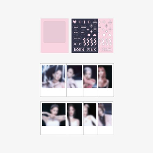 BLACKPINK - Polaroid Photo + Sticker [BORN PINK Official Goods] - K-Moon