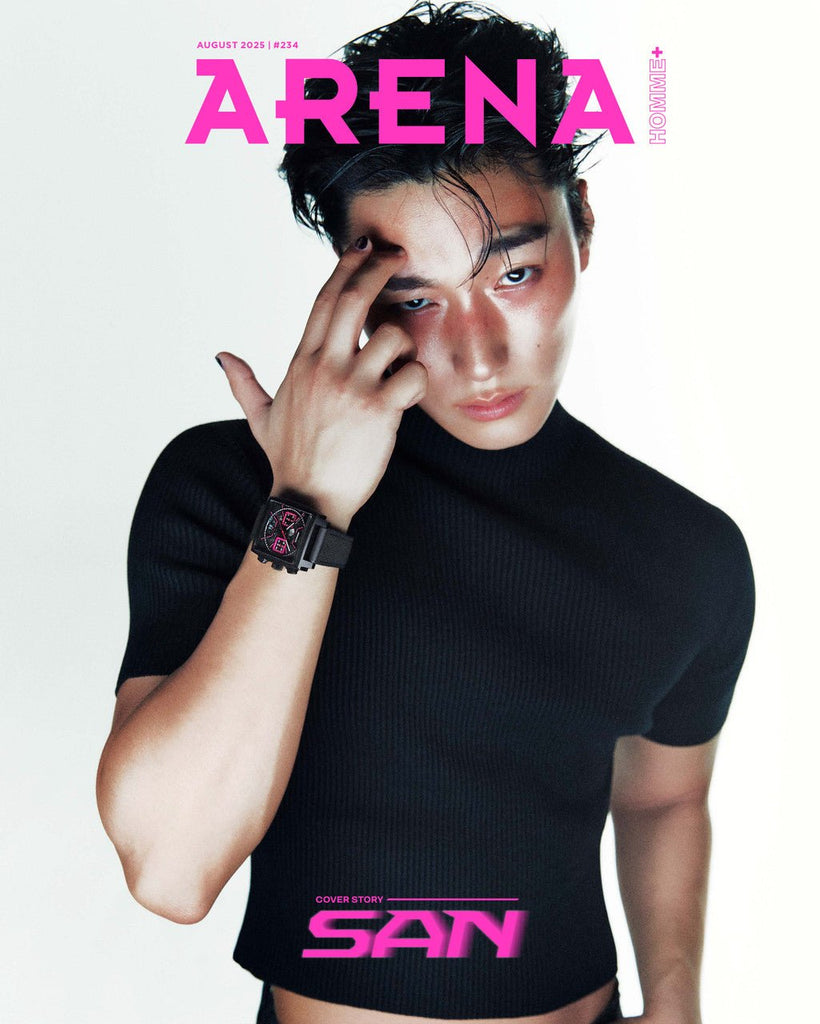 ARENA Homme + / 08 - 2025 / ATEEZ San - K - Moon
