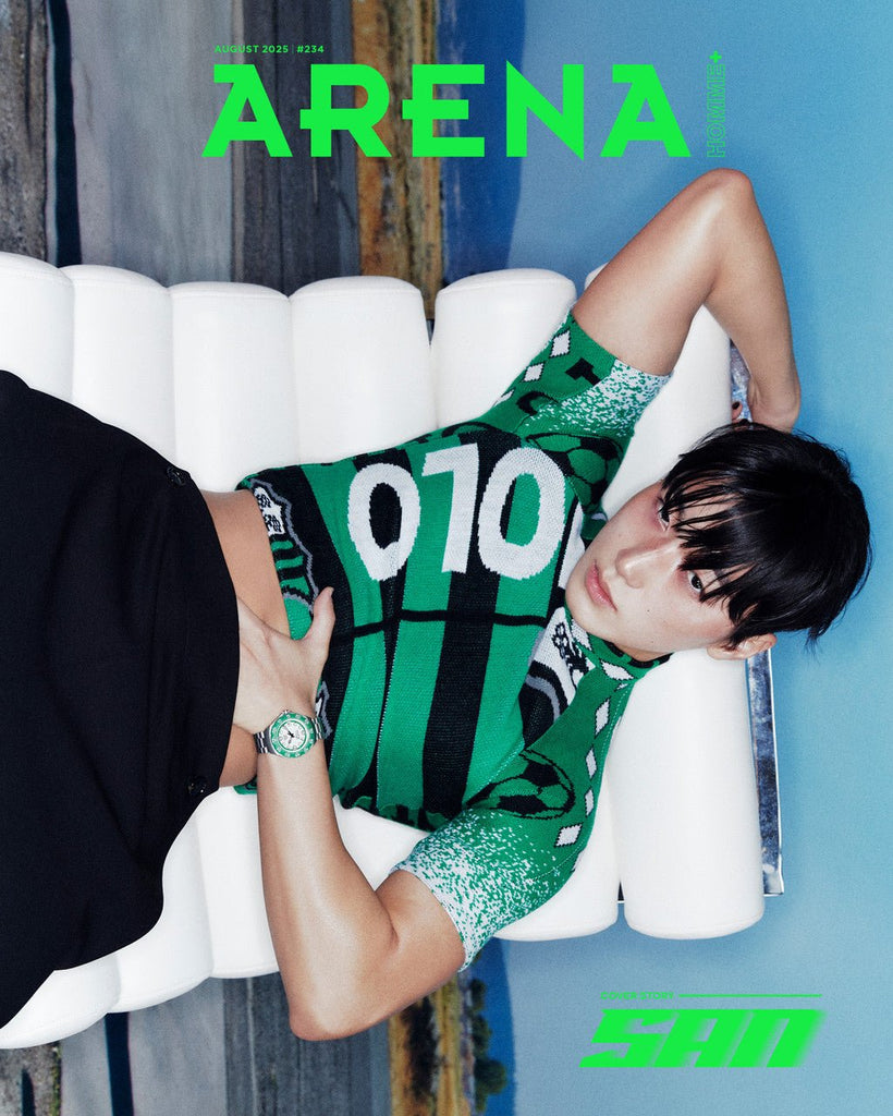ARENA Homme + / 08 - 2025 / ATEEZ San - K - Moon
