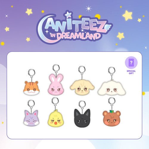 ATEEZ - ANiTEEZ In Dreamland MINI FACE KEYRING - K - Moon