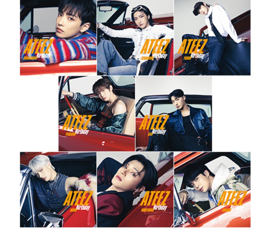 ATEEZ - Birthday [UNIVERSAL Solo Limited Ed.] - K - Moon