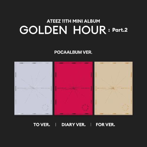 ATEEZ - Golden Hour : Part.2 - Poca album [+ KQ POB] - K - Moon