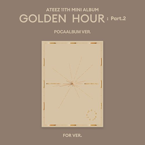 ATEEZ - Golden Hour : Part.2 - Poca album [+ KQ POB] - K - Moon