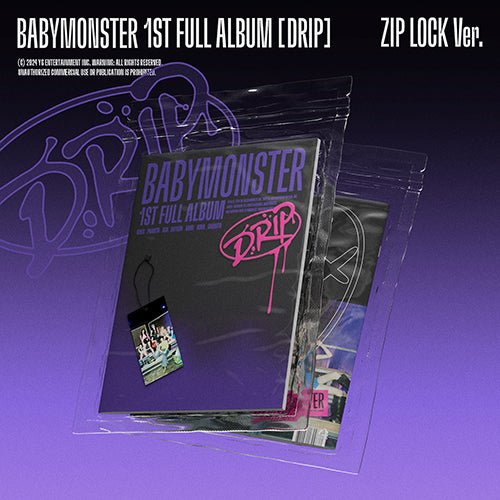 BABYMONSTER - Drip [Zip Lock] - K - Moon