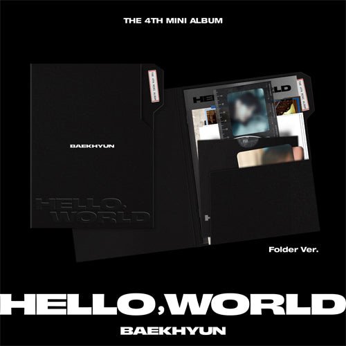 BAEKHYUN - Hello, World [Folder] - K - Moon