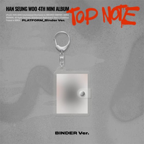 HAN SEUNG WOO - Top Note [Binder/QR] - K - Moon