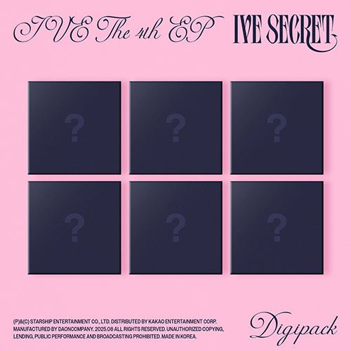 IVE - IVE SECRET [Digipack +Starship Square POB] - K - Moon