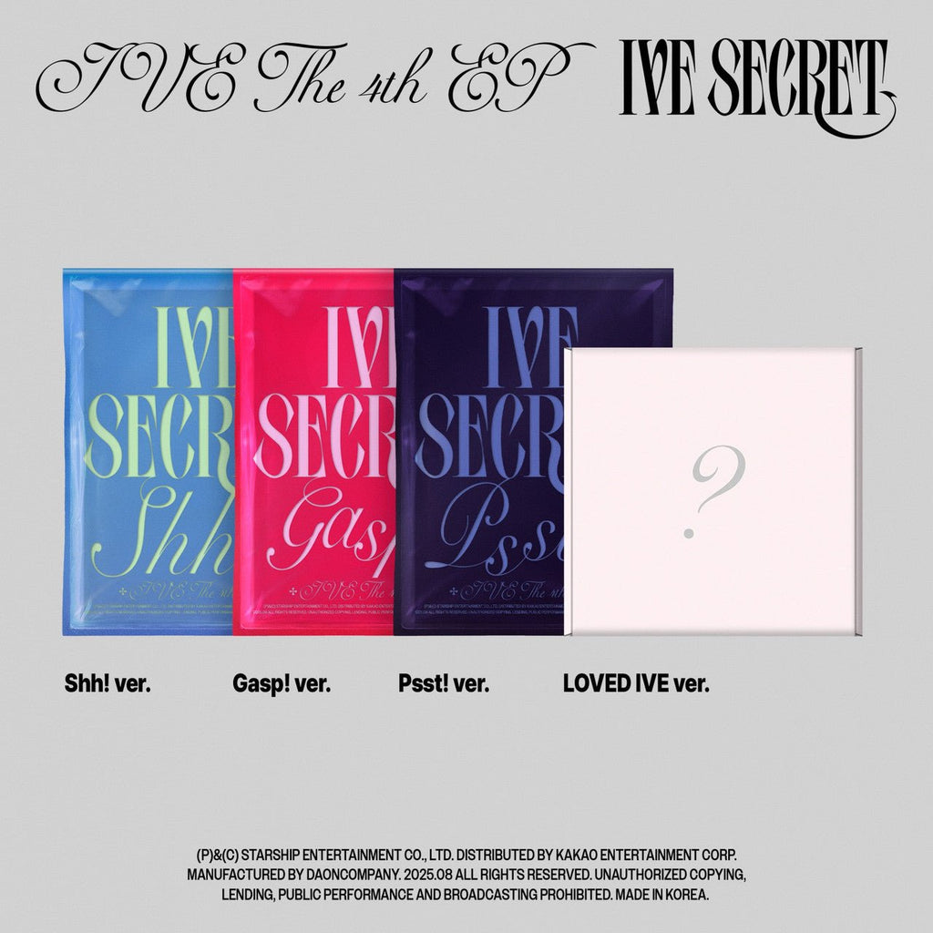 IVE - IVE SECRET [+Starship Square POB] - K - Moon