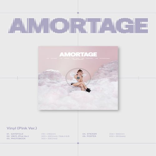 JISOO - Amortage [LP Pink] - K - Moon