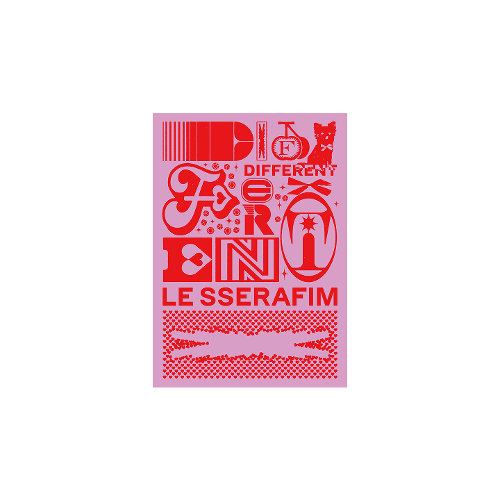 LE SSERAFIM - Different [Limited NOSTALGIC YLANG +POB] - K - Moon
