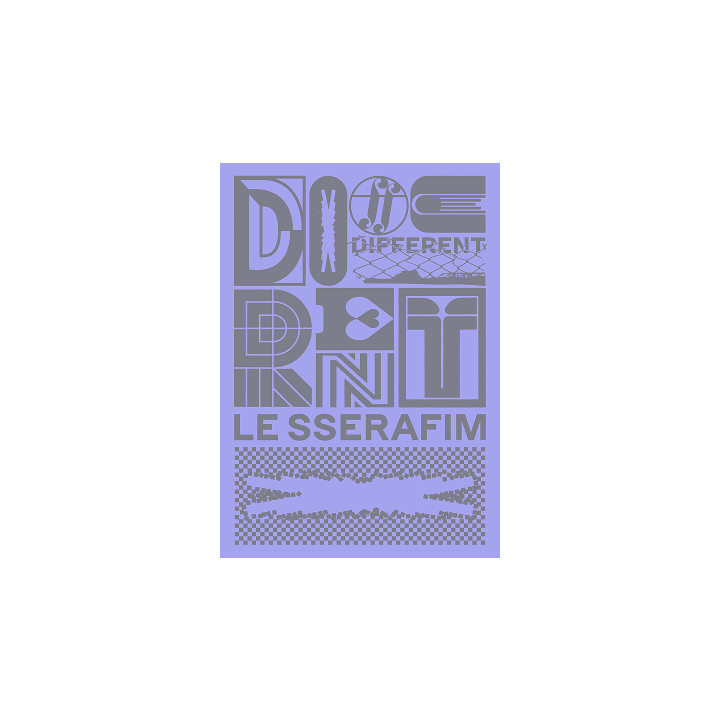 LE SSERAFIM - Different [Limited OFFBEAT CLOVE +POB] - K - Moon