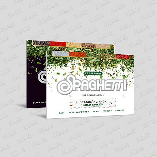 LE SSERAFIM - Spaghetti [Weverse album] +Weverse POB - K - Moon