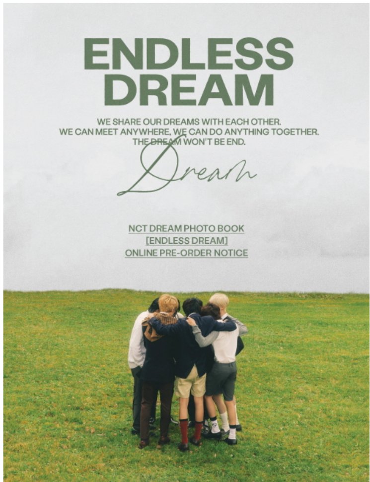 NCT DREAM - Endless Dream Photobook - K - Moon