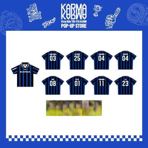 STRAY KIDS - KARMA Pop - Up Store UNIFORM T - SHIRT - K - Moon