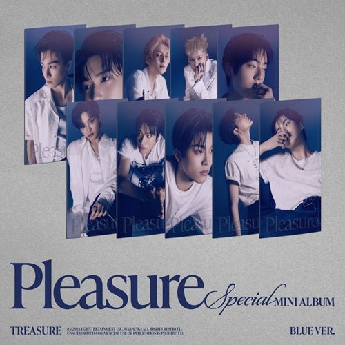 TREASURE - Pleasure BLUE digipack [+Weverse POB] - K - Moon