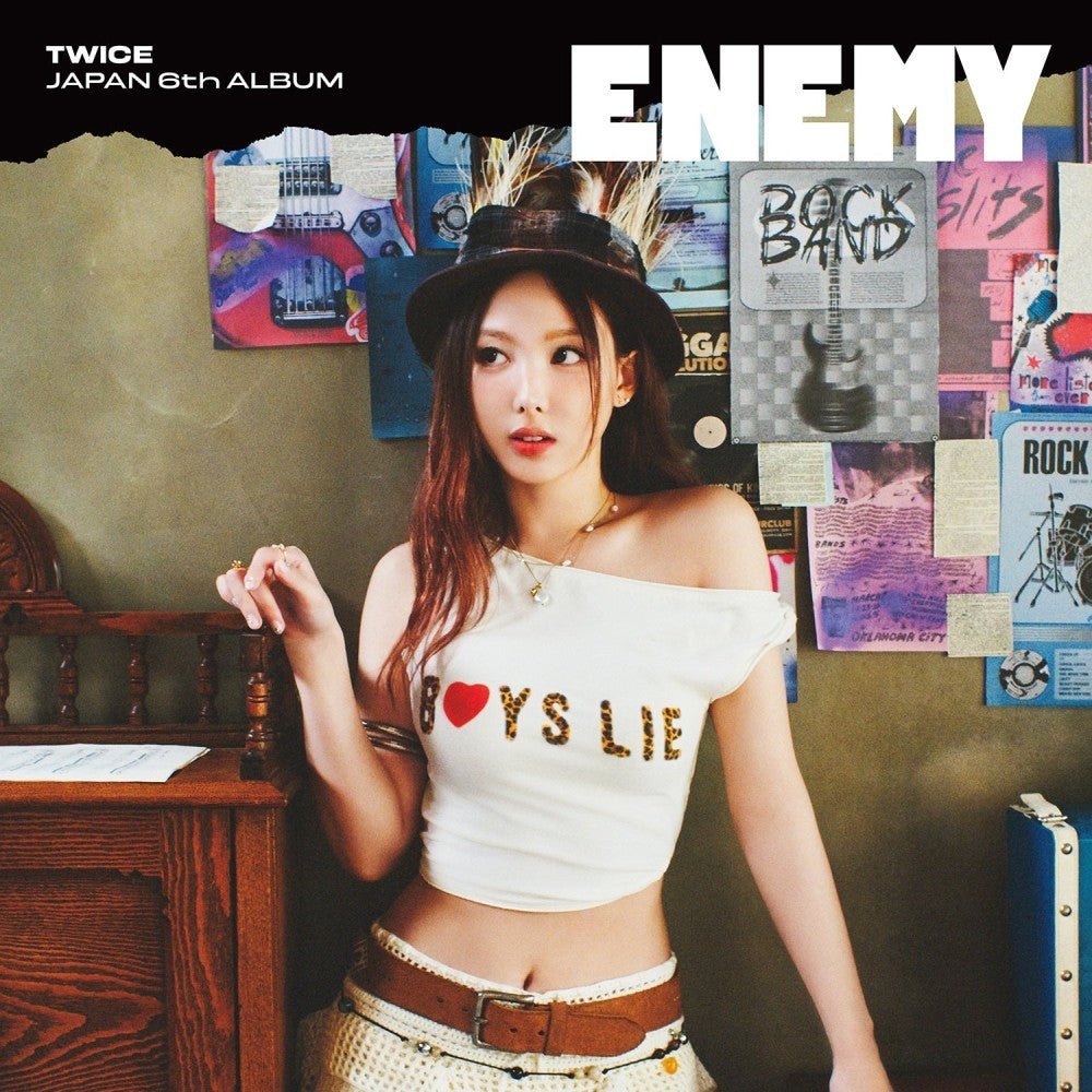 TWICE - Enemy [Solo Jacket Limited] +JYP Japan POB - K - Moon