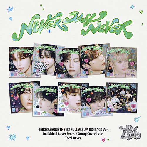 ZEROBASEONE - Never Say Never [DIGIPACK +Apple Music/SW/WM POB] - K - Moon
