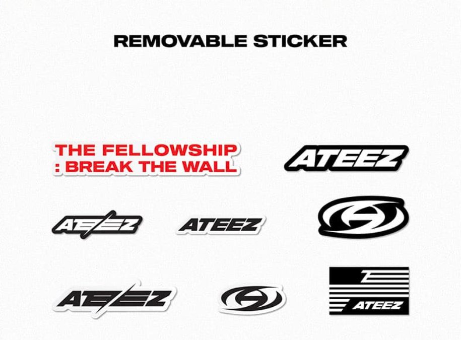 ATEEZ - The Fellowship : Break The Wall Removable Sticker - K-Moon