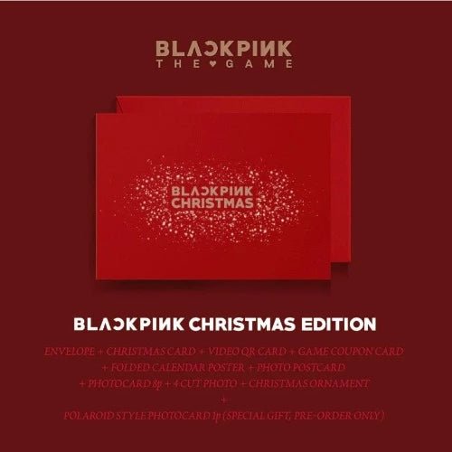 BLACKPINK - The Game Photocard Collection [Christmas Edition] + POB - K-Moon