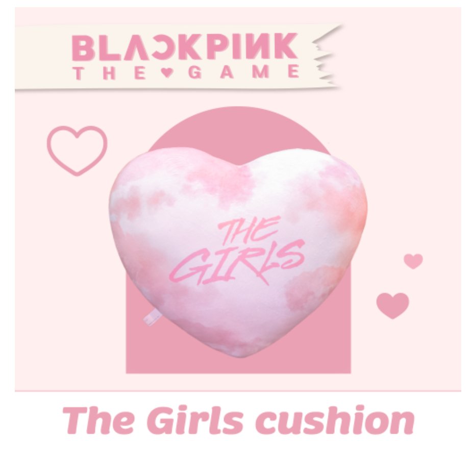 BLACKPINK - The Game [The Girls Cushion] - K-Moon