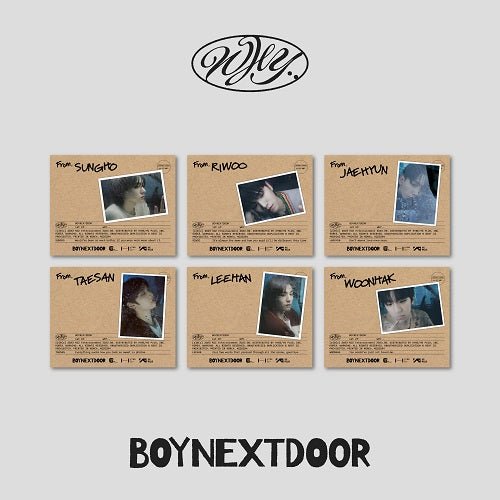 BOYNEXTDOOR - Why..[Letter Version] - K-Moon
