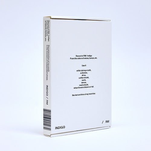 BTS RM - Indigo [Book ver.] - Outlet - K-Moon