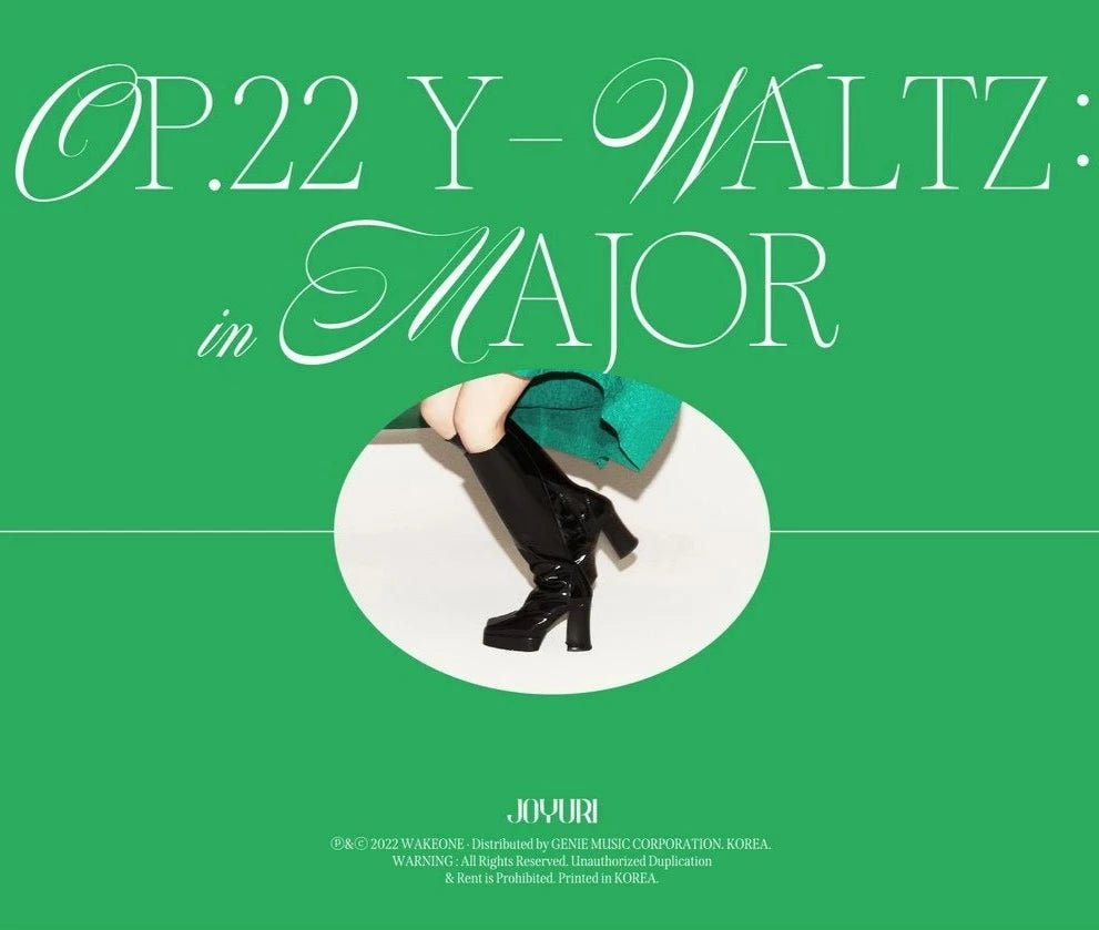 JO YU RI - Op.22 Y-Waltz: in Major [first press con poster] - K-Moon