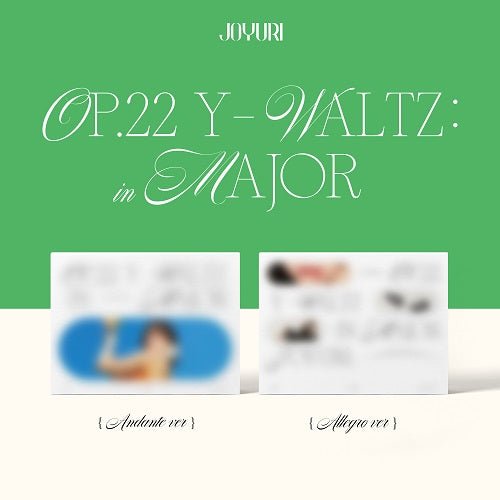 JO YU RI - Op.22 Y-Waltz: in Major [first press con poster] - K-Moon