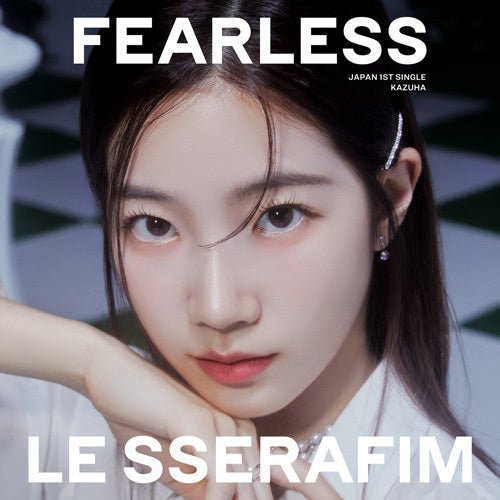 LE SSERAFIM - Fearless [1st Japan single] SOLO JACKET Weverse Shop - K-Moon