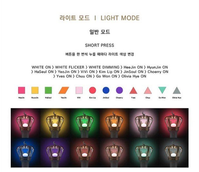 LOONA - Official Light Keyring - K-Moon