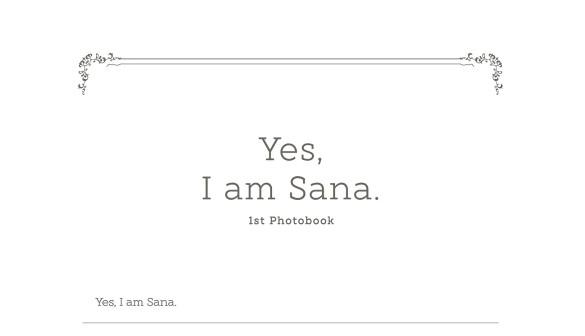 SANA - Yes, I am Sana [Photobook] - K-Moon