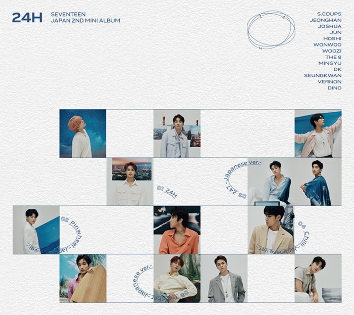 SEVENTEEN - 24H Limited C version [CD+M∞CARD] - K-Moon